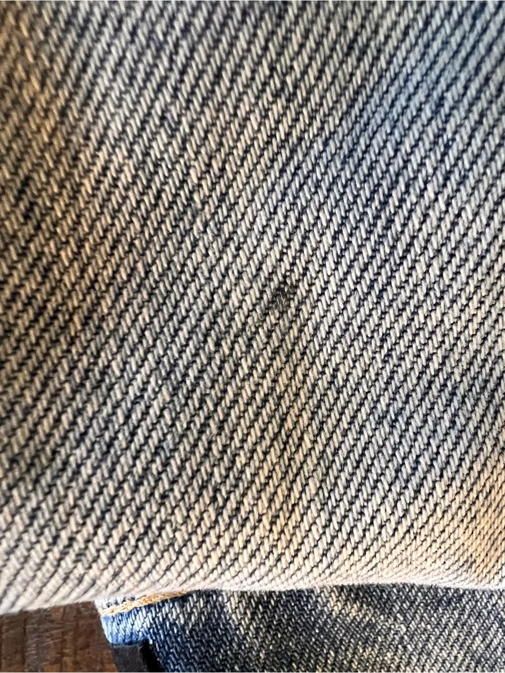 Banana Republic High Rise Straight Jeans Women’s 27 Light Wash Stripe Raw Hem